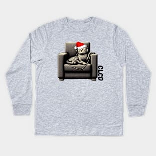 Chill Low-Key Cozy Drama-Free Kids Long Sleeve T-Shirt